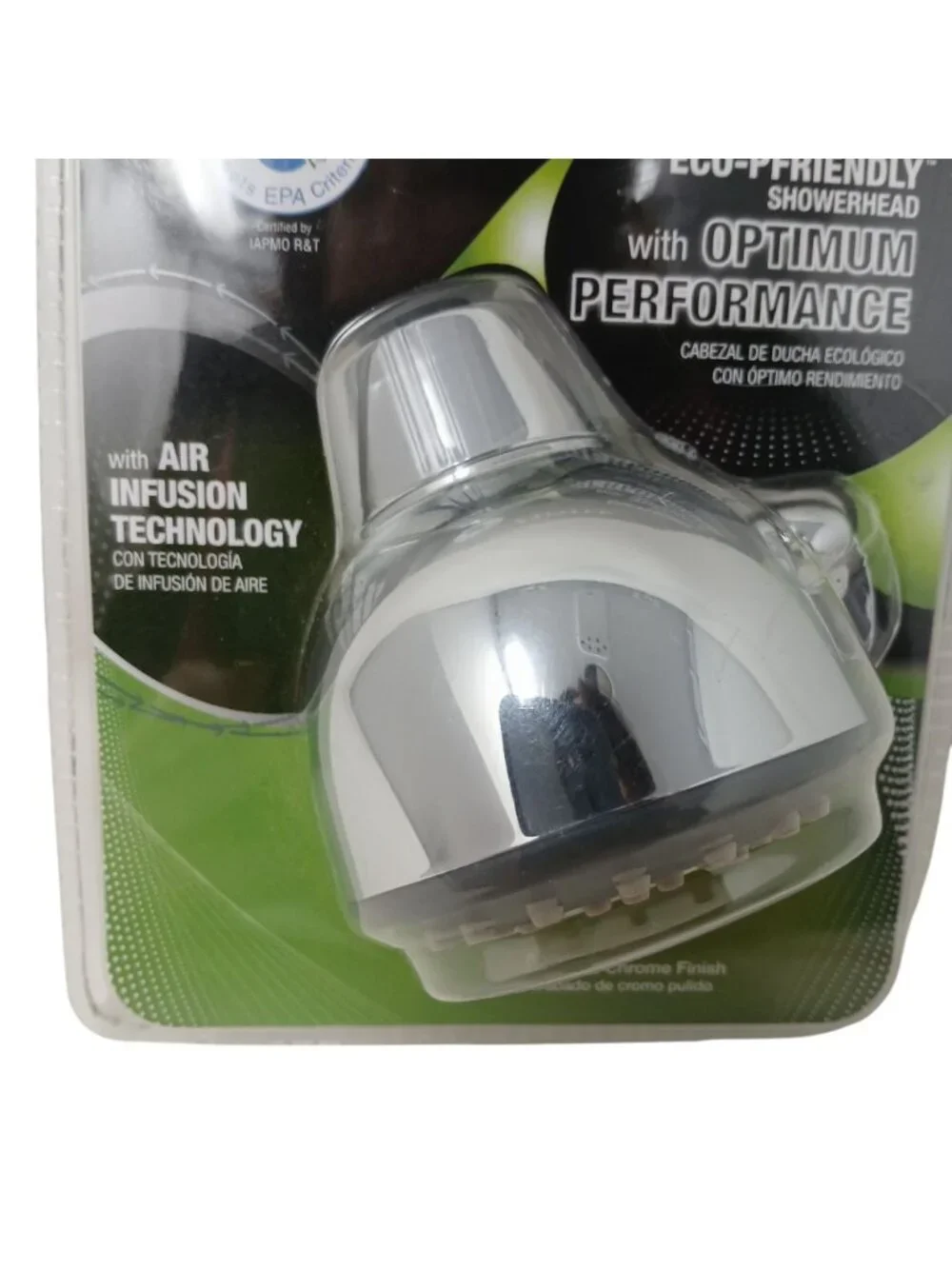 Pfister Eco-Friendly 1.5 GPM Polished Chrome Showerhead W/ Air Infusion NEW #D11